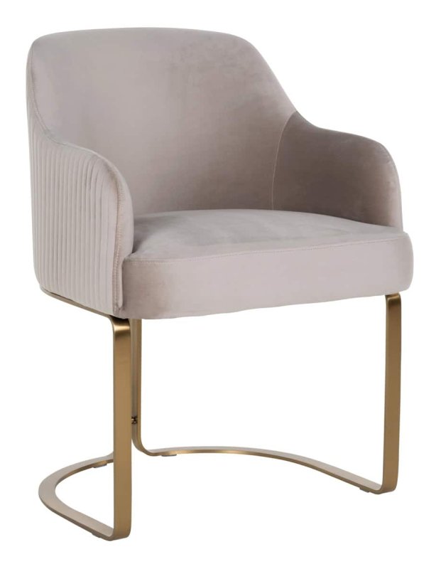 Hadley Dining Chair - Khaki Velvet FR - by Richmond Interiors Hadley Dining Chair - Khaki Velvet FR - by Richmond Interiors