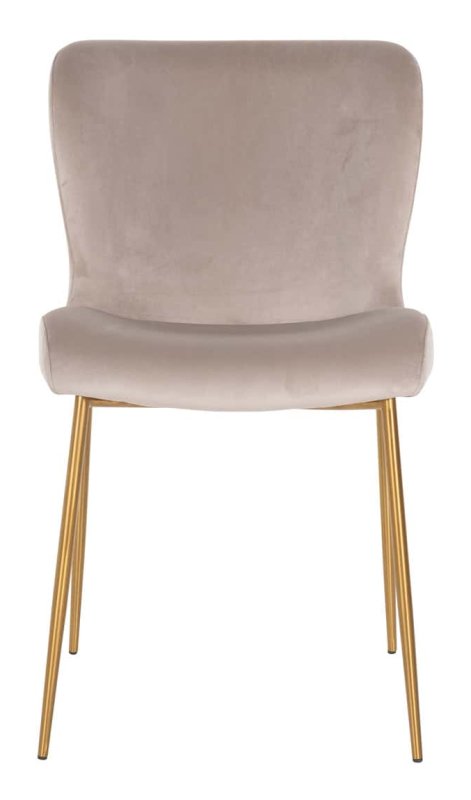 Dining Chair Odessa Khaki Velvet (Set of 2) by Richmond Interiors Dining Chair Odessa Khaki Velvet (Set of 2) by Richmond Interiors