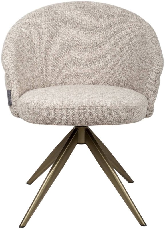 Dining Chair Zendaya Cayenne Brown Swivel by Richmond Interiors Dining Chair Zendaya Cayenne Brown Swivel by Richmond Interiors