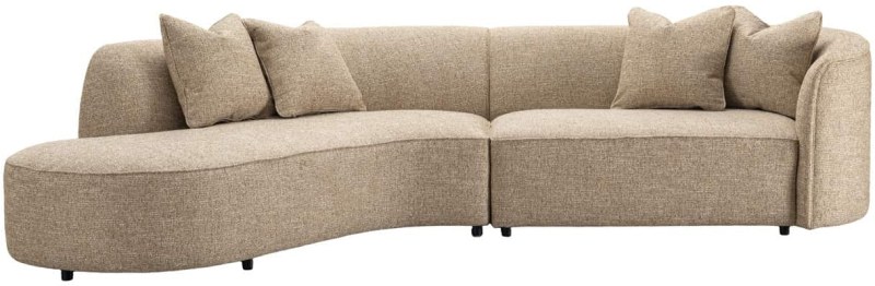 Sofa Romero Sand Tweed Ottoman by Richmond Interiors Sofa Romero Sand Tweed Ottoman by Richmond Interiors