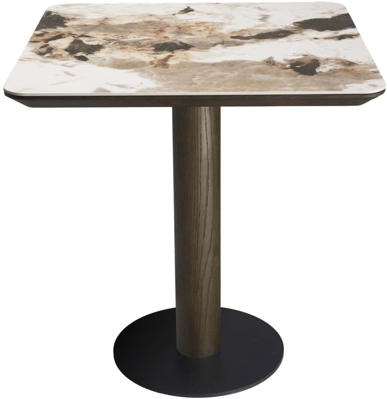 Langford 70 x 70cm Bistro Table (Brown) by Richmond Interiors Langford 70 x 70cm Bistro Table (Brown) by Richmond Interiors