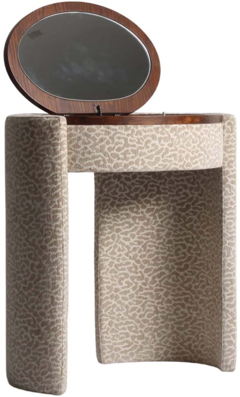 Desk Roxenne Beige Leopard Dressing Table by Richmond Interiors Desk Roxenne Beige Leopard Dressing Table by Richmond Interiors