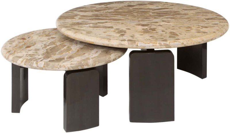 Bayonne Coffee Table - Bronze (Set of 2) by Richmond Interiors Bayonne Coffee Table - Bronze (Set of 2) by Richmond Interiors