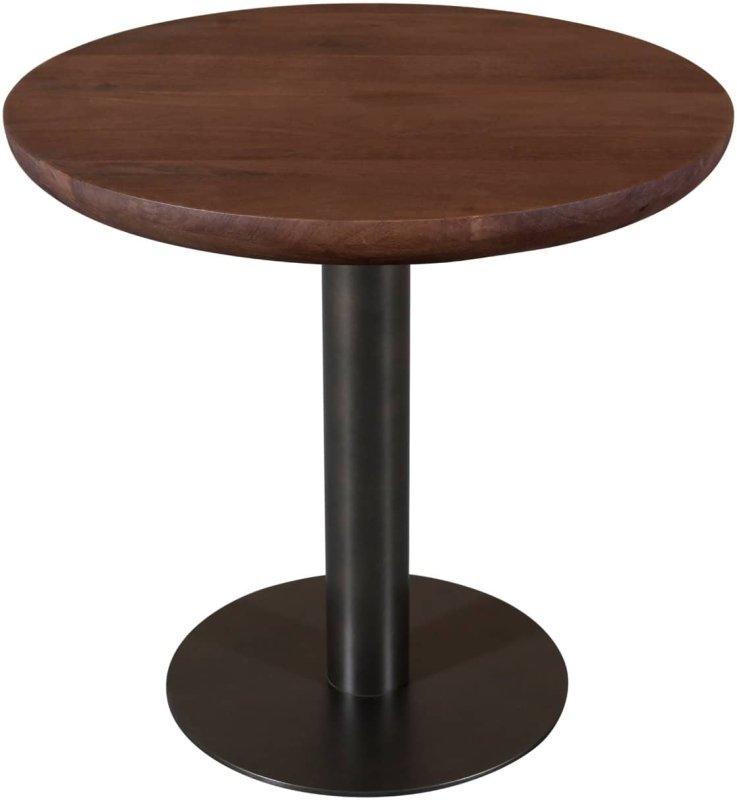 Baldwin 80cm Round Bistro Table (Spice Brown) by Richmond Interiors Baldwin 80cm Round Bistro Table (Spice Brown) by Richmond Interiors