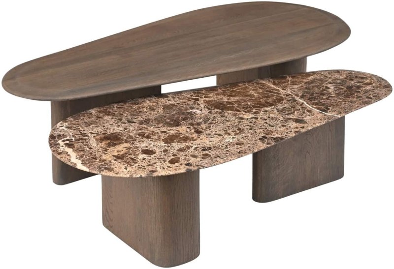Castello Coffee Table - Smoked Charcoal (Set of 2) by Richmond Interiors Castello Coffee Table - Smoked Charcoal (Set of 2) by Richmond Interiors