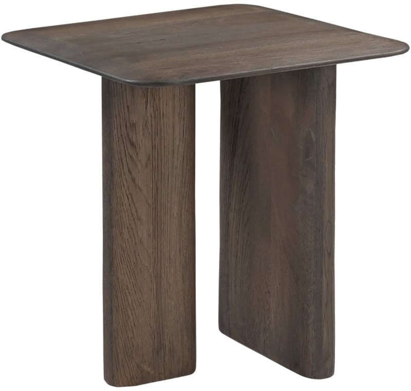 End Table Castello Smoked Charchoal Oak Top by Richmond Interiors End Table Castello Smoked Charchoal Oak Top by Richmond Interiors