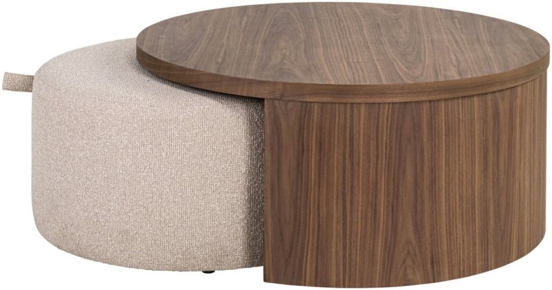 Coffee Table Windsor Walnut Lodge Desert (Set of 2) by Richmond Interiors Coffee Table Windsor Walnut Lodge Desert (Set of 2) by Richmond Interiors