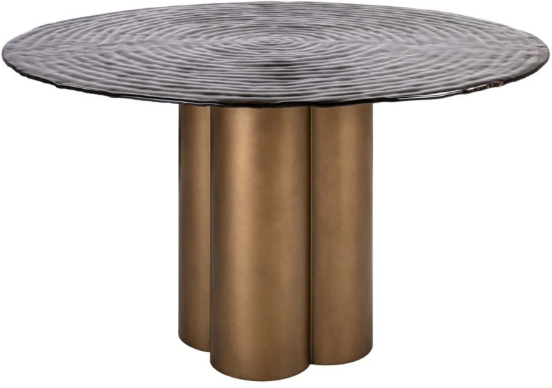 Dining Table Glastonburry Gold Antique 135cm by Richmond Interiors Dining Table Glastonburry Gold Antique 135cm by Richmond Interiors