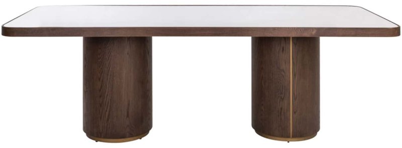 Dining Table Willox Beige 235 including Glass by Richmond Interiors Dining Table Willox Beige 235 including Glass by Richmond Interiors