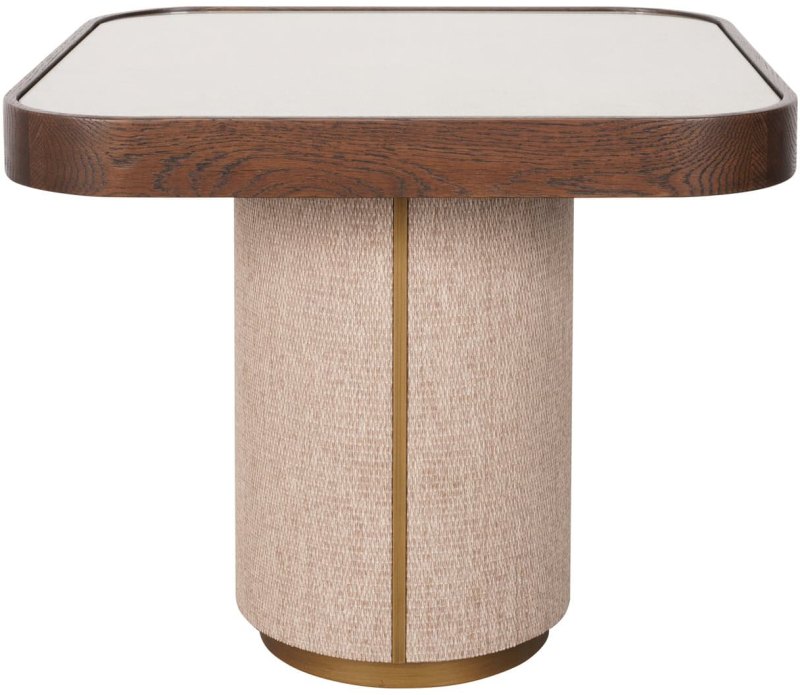 End Table Willox Beige including Glass by Richmond Interiors End Table Willox Beige including Glass by Richmond Interiors
