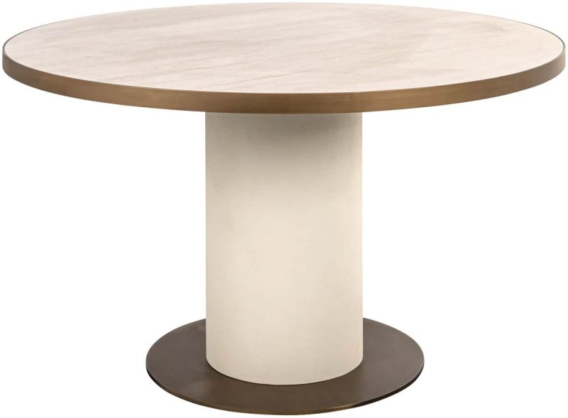 Dining Table Tivoli White 130cm by Richmond Interiors Dining Table Tivoli White 130cm by Richmond Interiors