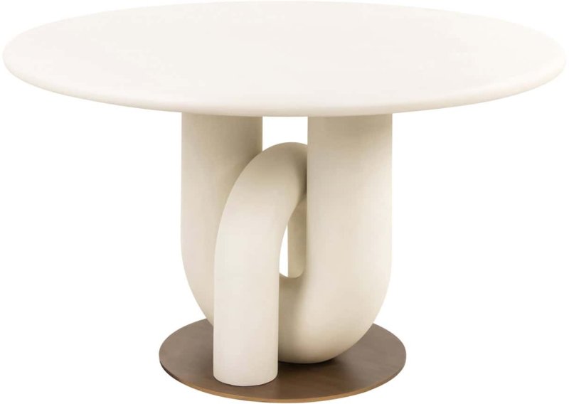 Dining Table Winslow White 135cm by Richmond Interiors Dining Table Winslow White 135cm by Richmond Interiors