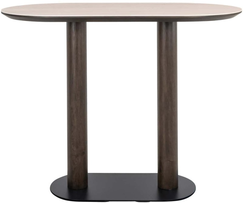 Ritz 140 x75cm Bar Table (Brown) by Richmond Interiors Ritz 140 x75cm Bar Table (Brown) by Richmond Interiors