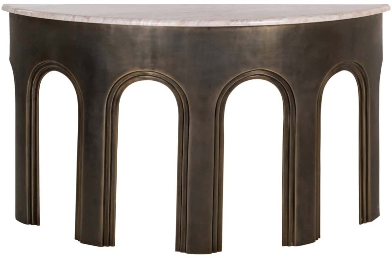 Console Sanchis Brass Antique by Richmond Interiors Console Sanchis Brass Antique by Richmond Interiors