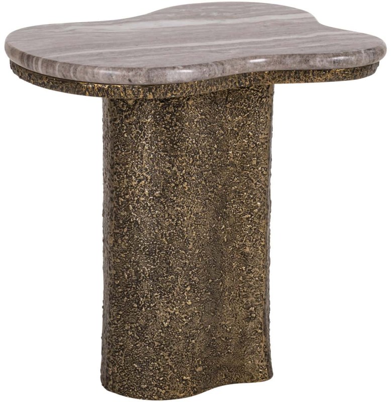 End Table Abandos Brass Antique by Richmond Interiors End Table Abandos Brass Antique by Richmond Interiors
