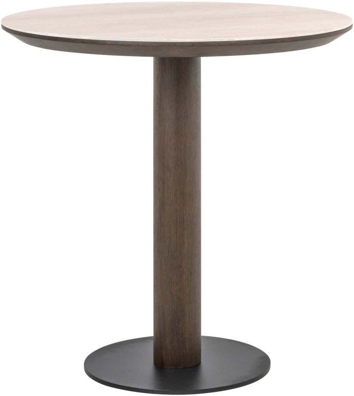 Ritz 75 x 75cm Round Bistro Table (Brown) by Richmond Interiors Ritz 75 x 75cm Round Bistro Table (Brown) by Richmond Interiors