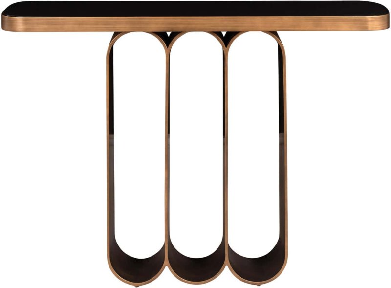 Console Locarno Brushed Gold by Richmond Interiors Console Locarno Brushed Gold by Richmond Interiors
