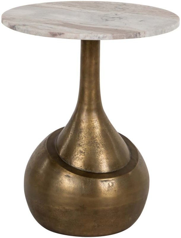 End Table Sia Blush Beige by Richmond Interiors End Table Sia Blush Beige by Richmond Interiors