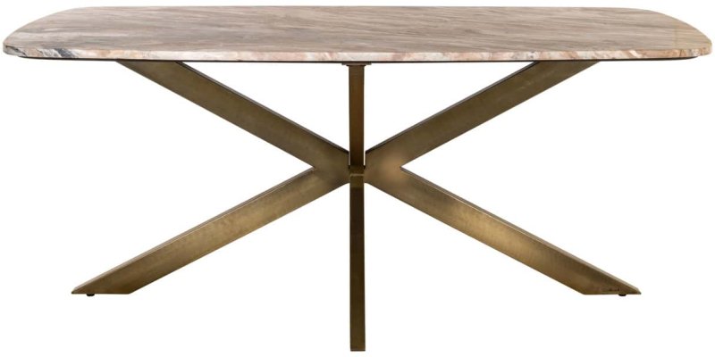 Dining Table Bottega Blush Beige Danish Oval 220 by Richmond Interiors Dining Table Bottega Blush Beige Danish Oval 220 by Richmond Interiors