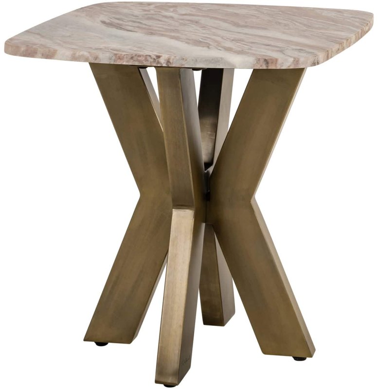 End Table Bottega Blush Beige by Richmond Interiors End Table Bottega Blush Beige by Richmond Interiors