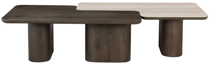 Coffee Table Nando Brown (Set of 2) by Richmond Interiors Coffee Table Nando Brown (Set of 2) by Richmond Interiors