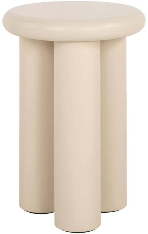 End Table Elbaz Beige 35cm by Richmond Interiors End Table Elbaz Beige 35cm by Richmond Interiors