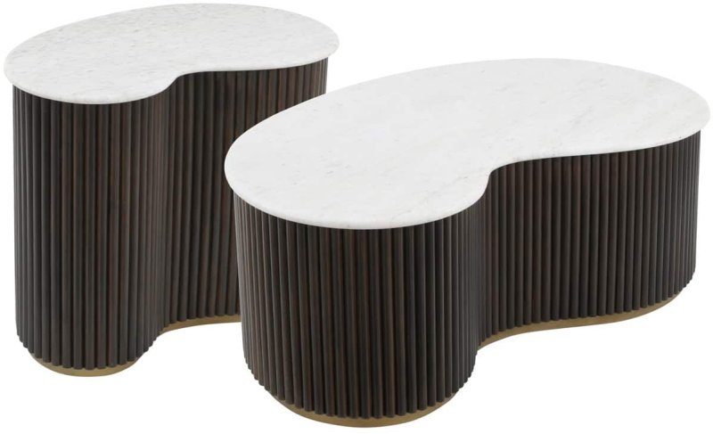 Coffee Table Mayfield Brown (Set of 2) by Richmond Interiors Coffee Table Mayfield Brown (Set of 2) by Richmond Interiors