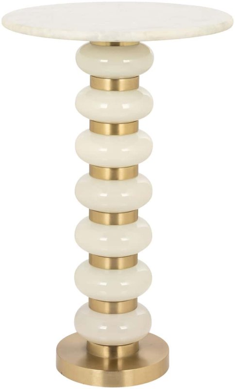 End Table Barbara White by Richmond Interiors End Table Barbara White by Richmond Interiors