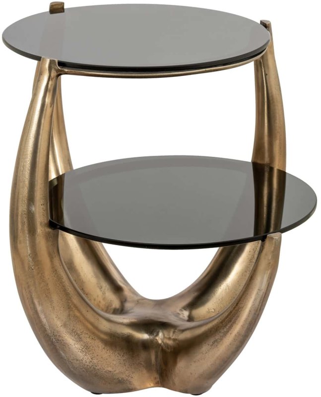 End Table Aida Gold by Richmond Interiors End Table Aida Gold by Richmond Interiors