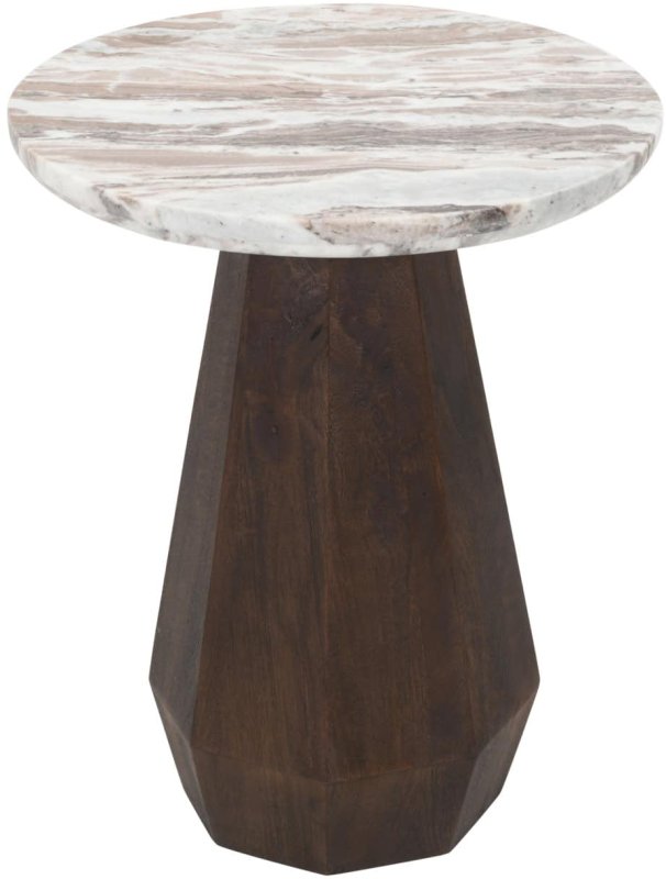 End Table Oberoy Blush Beige 45cm by Richmond Interiors End Table Oberoy Blush Beige 45cm by Richmond Interiors