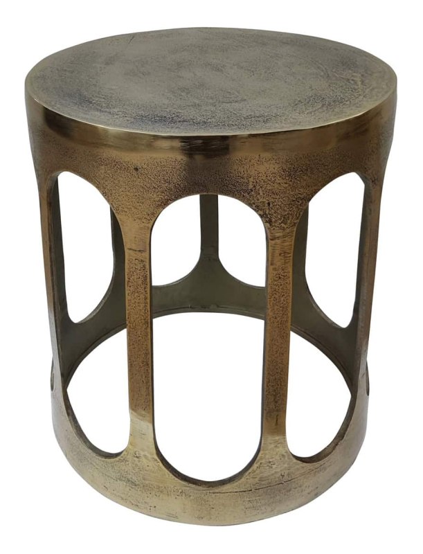 End Table Du Pont Brushed Gold by Richmond Interiors End Table Du Pont Brushed Gold by Richmond Interiors