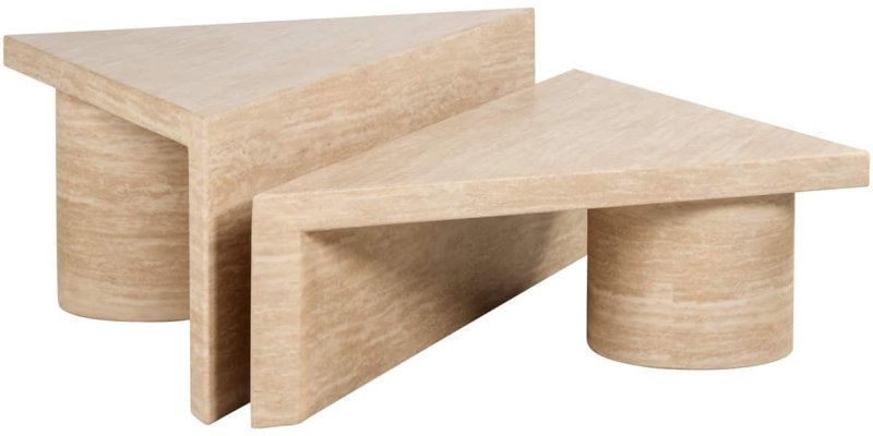 Fictus Coffee Table - Beige (Set of 2) by Richmond Interiors Fictus Coffee Table - Beige (Set of 2) by Richmond Interiors
