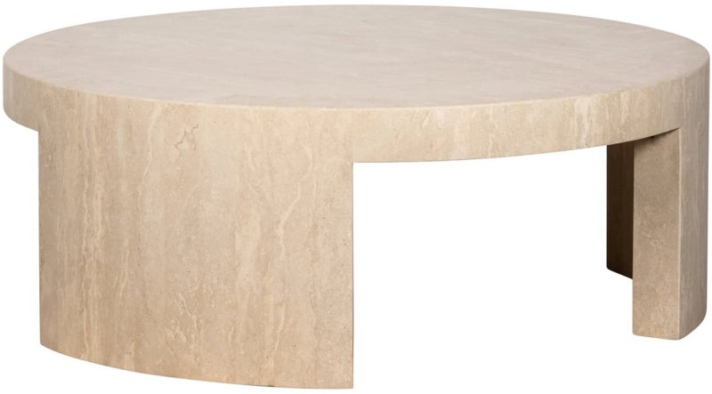Alexander Jones Beige Round Coffee Table (Biltmore) by Richmond Interiors Alexander Jones Beige Round Coffee Table (Biltmore) by Richmond Interiors