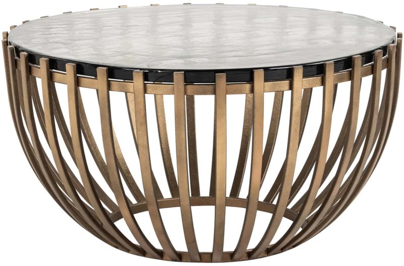 Coffee Table Volante Gold 84cm by Richmond Interiors Coffee Table Volante Gold 84cm by Richmond Interiors