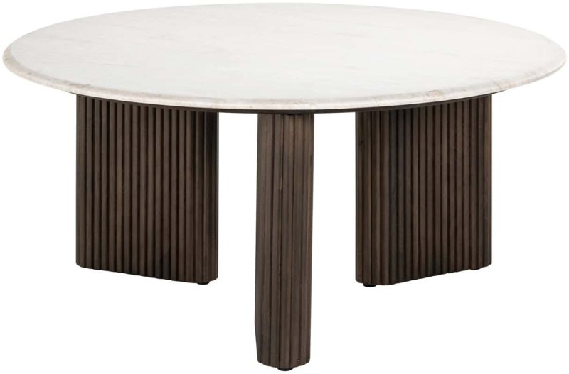 Coffee Table Mayfield Brown 90cm by Richmond Interiors Coffee Table Mayfield Brown 90cm by Richmond Interiors