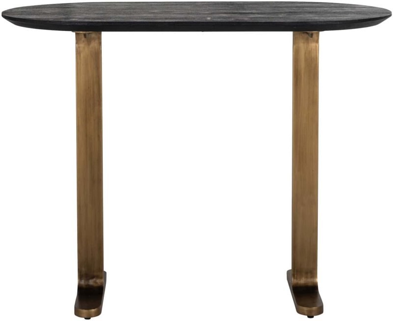 Revelin Bar Table 140 x 75cm (Black/Gold) by Richmond Interiors Revelin Bar Table 140 x 75cm (Black/Gold) by Richmond Interiors