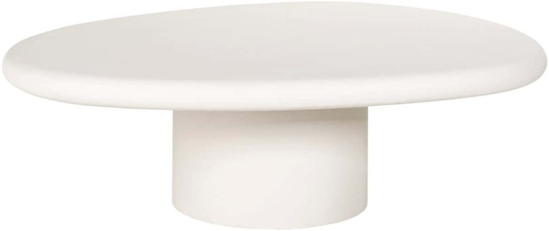 Bloomstone 110 x 90cm Coffee Table - White by Richmond Interiors Bloomstone 110 x 90cm Coffee Table - White by Richmond Interiors