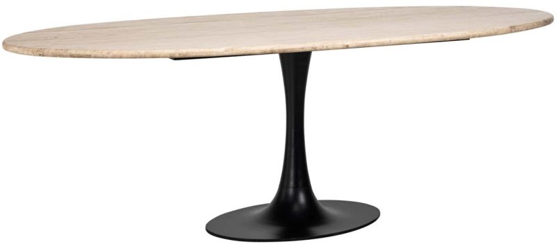 Dining Table Hampton Black Oval 230 by Richmond Interiors Dining Table Hampton Black Oval 230 by Richmond Interiors