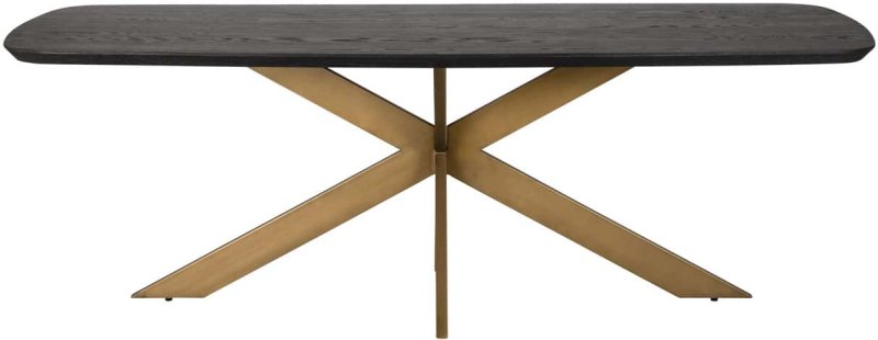 Dining Table Cambon Dark Coffee Danish Oval 280 by Richmond Interiors Dining Table Cambon Dark Coffee Danish Oval 280 by Richmond Interiors