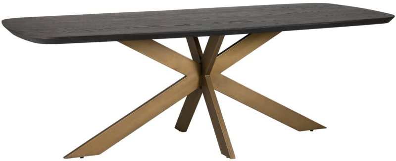 Dining Table Cambon Dark Coffee Danish Oval 230 by Richmond Interiors Dining Table Cambon Dark Coffee Danish Oval 230 by Richmond Interiors