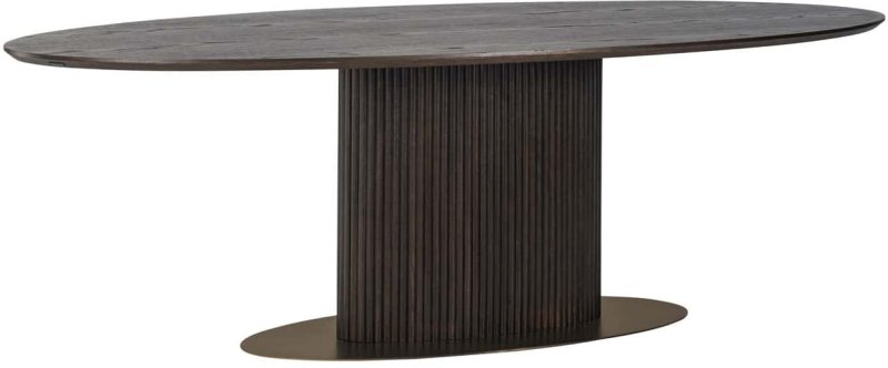 Dining Table Luxor Brown Oval 300 by Richmond Interiors Dining Table Luxor Brown Oval 300 by Richmond Interiors