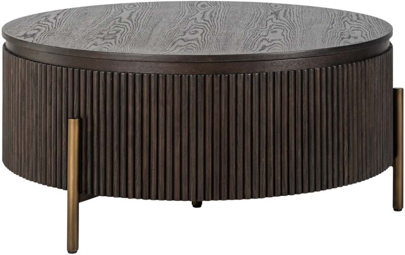 Coffee Table Luxor Brown 95cm by Richmond Interiors Coffee Table Luxor Brown 95cm by Richmond Interiors