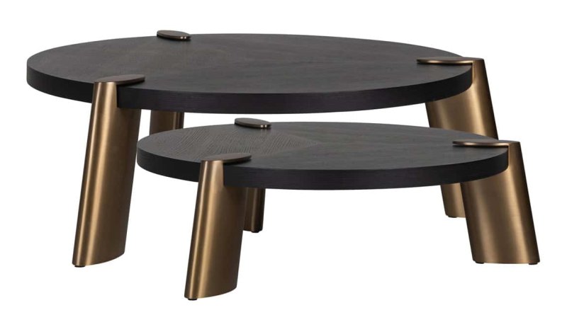 Alexander Jones Charcoal Coffee Table (Brody) - Set of 2 by Richmond Interiors Alexander Jones Charcoal Coffee Table (Brody) - Set of 2 by Richmond Interiors
