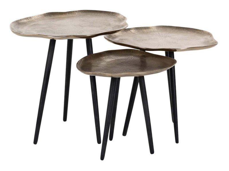 Coffee Table Volenta Champagne Gold (Set of 3) by Richmond Interiors Coffee Table Volenta Champagne Gold (Set of 3) by Richmond Interiors