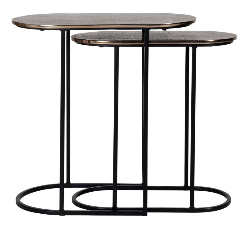End Table Chandon Champagne Gold (Set of 2) by Richmond Interiors End Table Chandon Champagne Gold (Set of 2) by Richmond Interiors