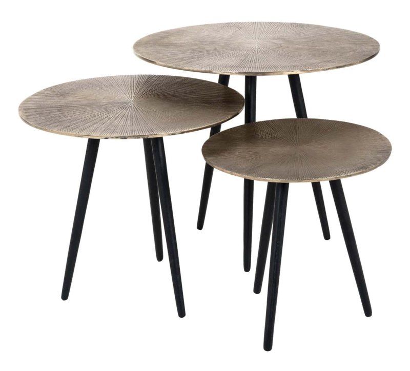 Coffee Table Vittorio Champagne Gold (Set of 3) by Richmond Interiors Coffee Table Vittorio Champagne Gold (Set of 3) by Richmond Interiors
