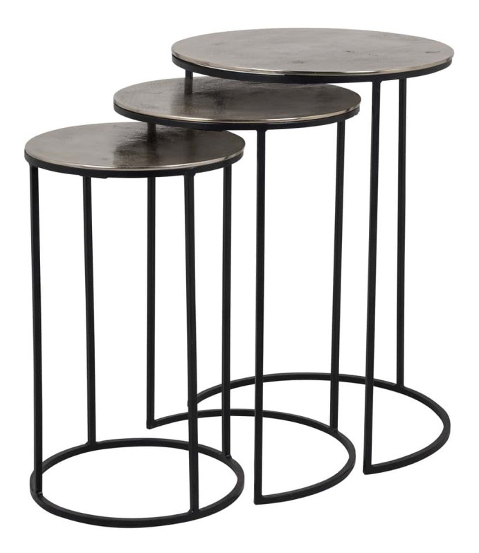Coffee Table Nolan Champagne Gold (Set of 3) by Richmond Interiors Coffee Table Nolan Champagne Gold (Set of 3) by Richmond Interiors