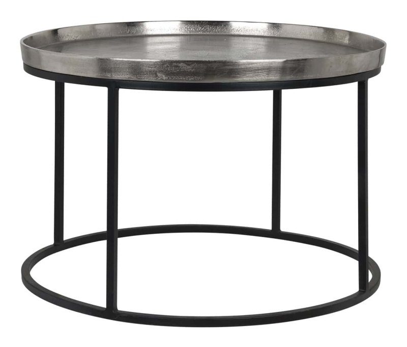 Coffee Table Lyam Silver 70cm by Richmond Interiors Coffee Table Lyam Silver 70cm by Richmond Interiors