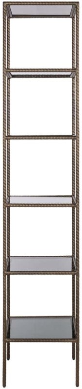 Display Cabinet Sheridon Gold by Richmond Interiors Display Cabinet Sheridon Gold by Richmond Interiors