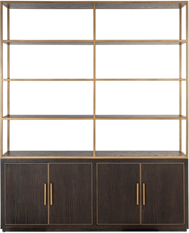 Display Cabinet Carter Brown Large 4 Door by Richmond Interiors Display Cabinet Carter Brown Large 4 Door by Richmond Interiors